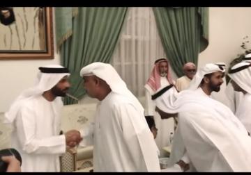 بمناسبة عام زايد مواصلات الامارات تزور مجلس الشيخ مسلم بن حم العامري